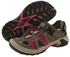 Teva Omniums - hope they fix the de-laminating sole issue! Otherwise they are comforable and light.